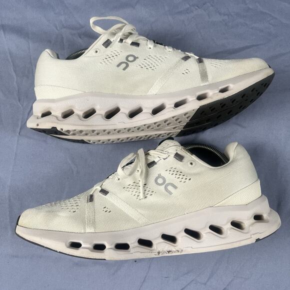 On Running Cloudsurfer 2 Women’s Size 9.5 Running Shoes White Training Sneakers - Picture 1 of 8